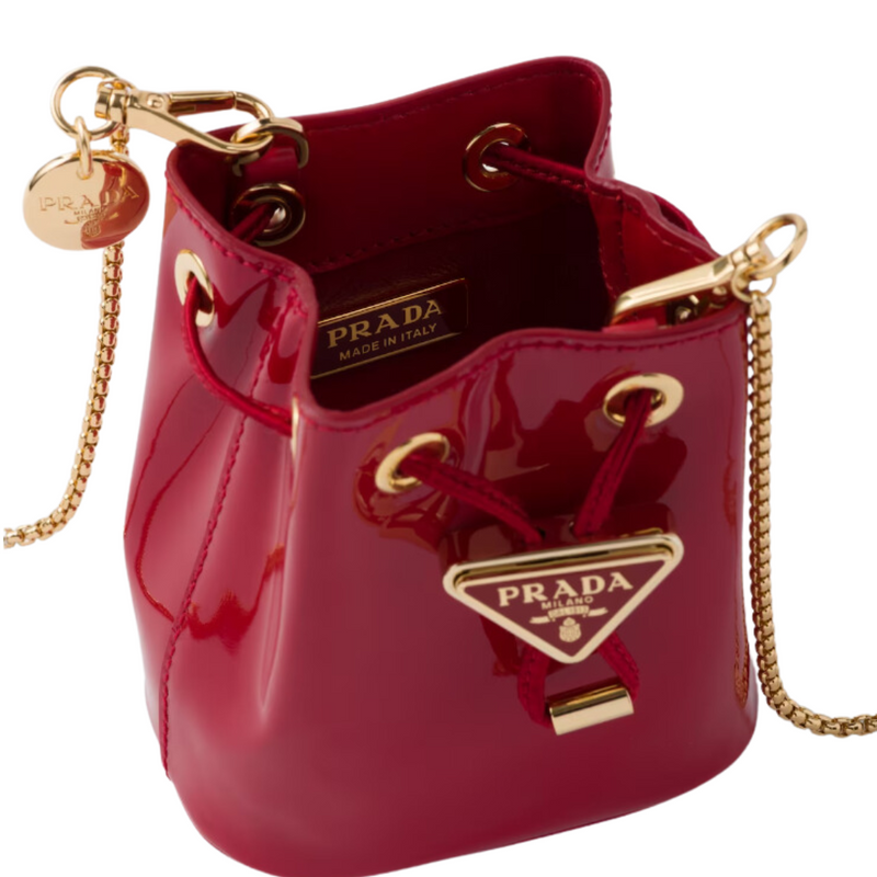 Bolsa Prada Mini Couro Envernizado