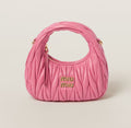 Bolsa Hobo Miu Miu Wander Matelassê Mini