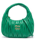 Bolsa Hobo Miu Miu Wander Matelassê Mini