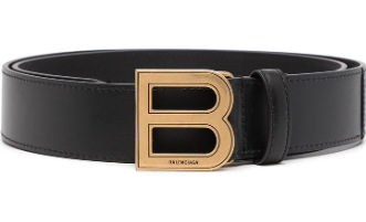 Cinto Médio Preto Balenciaga