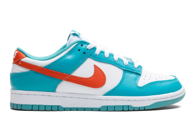 Tênis Dunk Low "Dolphins"