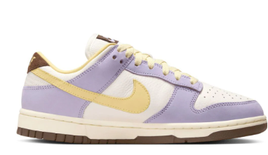 Tênis Dunk Low Premium "Lilac Bloom"