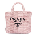 Bolsa Prada tote ráfia