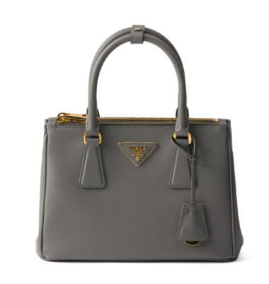 Bolsa Prada tote Galleria pequena de couro