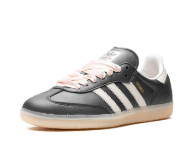 Adidas Samba OG Black Pink Ribbon Laces