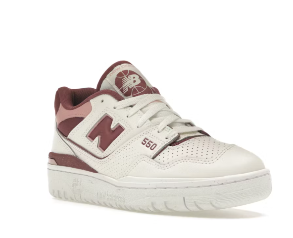 New Balance 550  Burdeos lavados